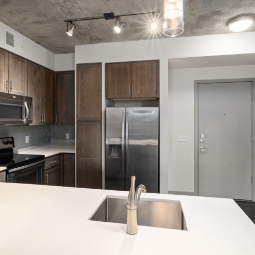 Ktchen with modern appliances and spacious counter-space kitchen with modern appliances and spacious counter-space